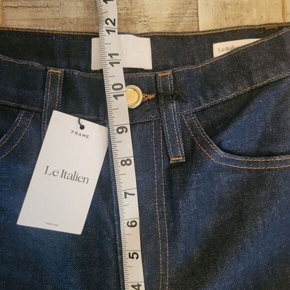 Frame Le Italien True Straight Blue Jeans Womens Size 23 - Picture 14 of 15